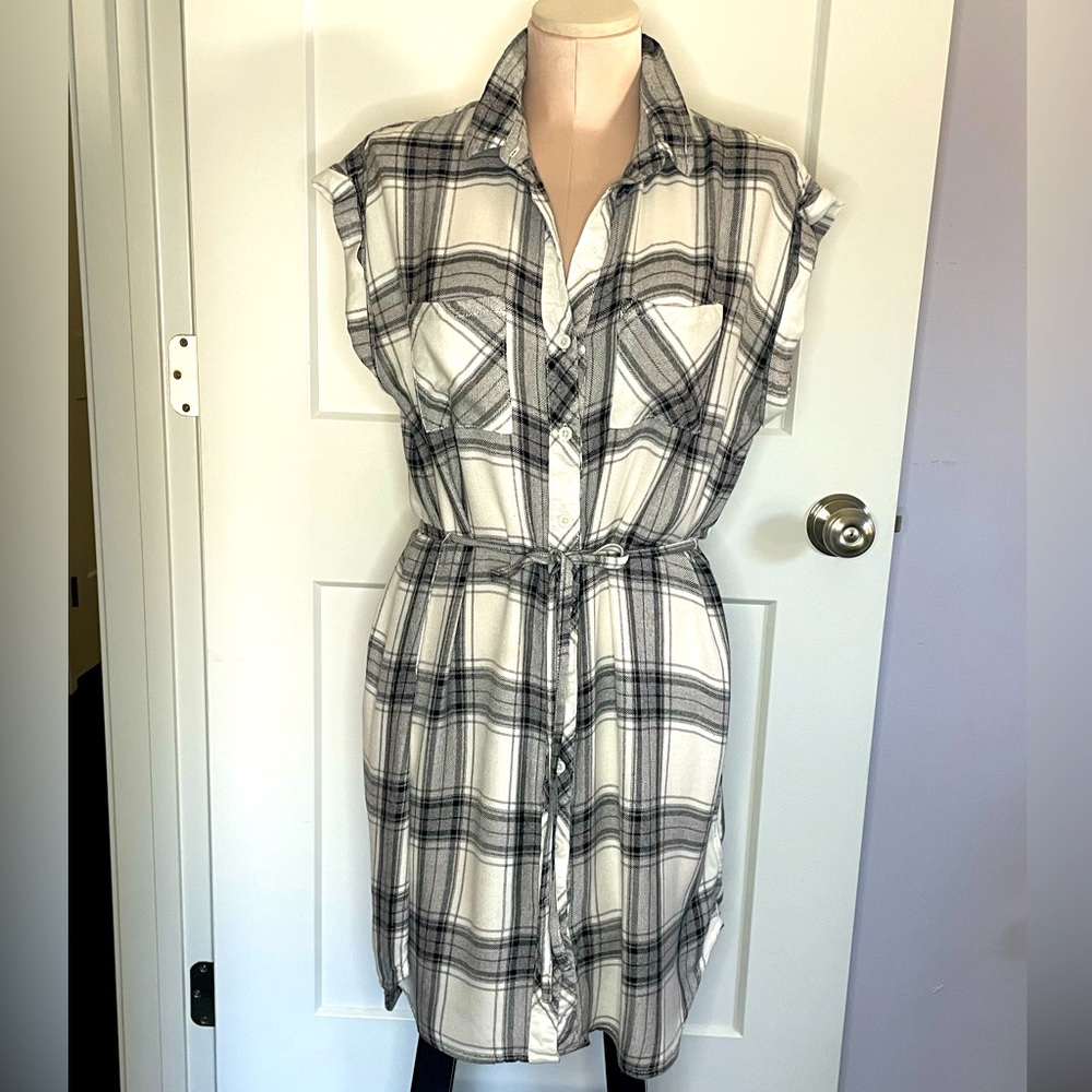 BLL Shirt Plaid Dress